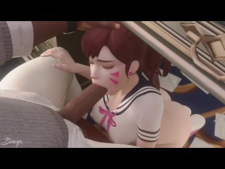 d va gives her secret oral dictation to her teacher (blacked) [bewyx] oral, anal, futa/trans, big tits, group